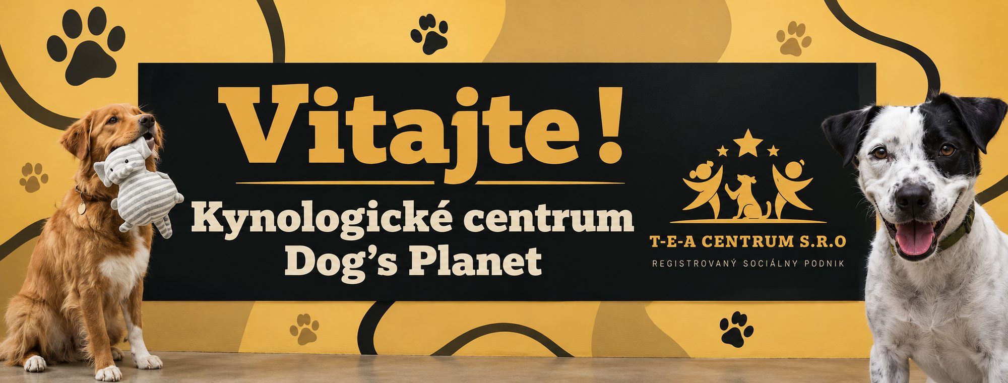 Vitajte! Kynologické centrum Dog's Planet – T-E-A CENTRUM s.r.o., registrovaný sociálny podnik
